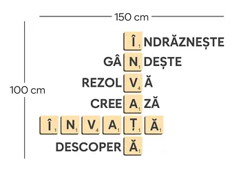 sticker scrubble cuvinte incrucisate educational pentru decor clasa s1