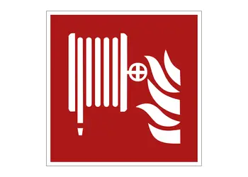 sticker semnalizare hidrant cu furtun