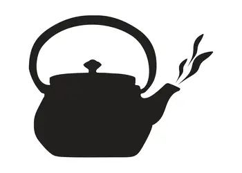 sticker tabala de scris ceainic