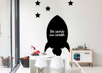 sticker tabla de scris nava spatiala s3