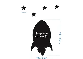 sticker tabla de scris nava spatiala s3