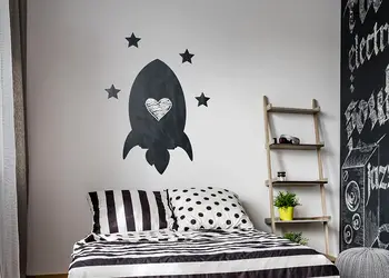 sticker tabla de scris nava spatiala s3