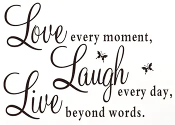 sticker text Love Laugh Live