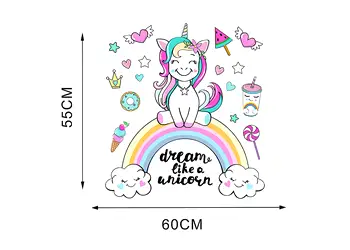 sticker camera fetita dream like a unicorn