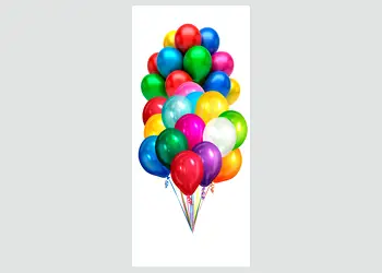 autocolant usa baloane colorate