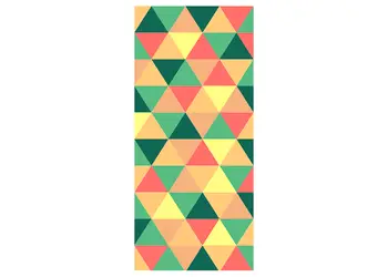 autocolant usa triunghiuri colorate