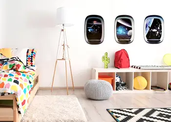 stickere 3d ferestre spre univers folina set 3 stickere