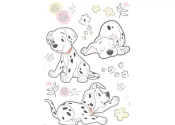 stickere camera copii cainii dalmatieni disney