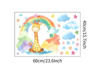 sticker camera bebe mica girafa decor perete si mobila