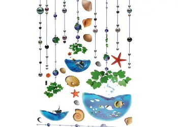 stickere decorative cabina dus globuri