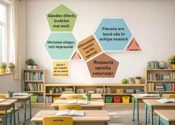 autocolante cu mesaje educative pentru clasa