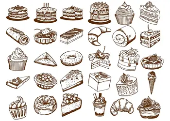 set stickere faianta bucatarie prajituri