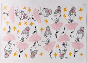 stickere copii folina balerine si stelute