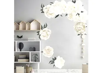 stickere flori folina decor floral crem