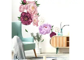 stickere flori folina bujori mov