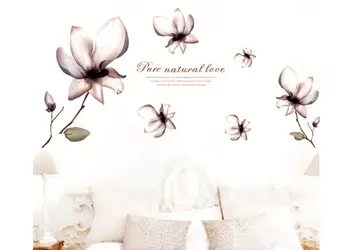 stickere flori folina decor floral gri