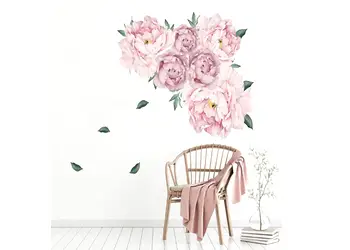 stickere flori folina decor floral roz