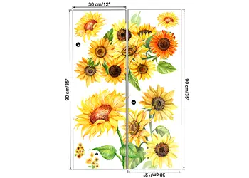 stickere floarea soarelui folina ksy127