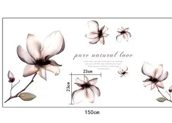 stickere flori folina decor floral gri