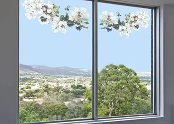 stickere geam flori de mar