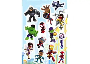 stickere personaje marvel spidey and friends komar