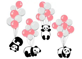 stickere ursuleti panda