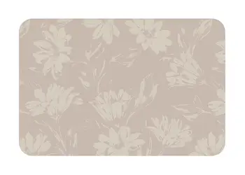 suport farfurie din pvc bej cu model floral