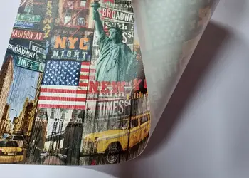 suport farfurie times square din pvc multicolor