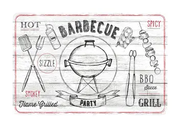 suport farfurie pvc barbecue dcfix 29 44 cm