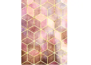 tablou modern mozaic roz