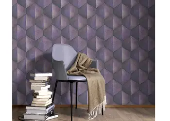 tapet mov cu model geometric
