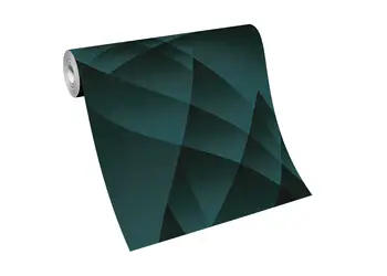 tapet 3d model geometric verde