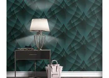 tapet 3d model geometric verde