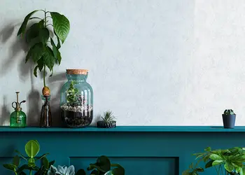 tapet decorativa alb murdar