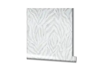 tapet animal print gri deschis