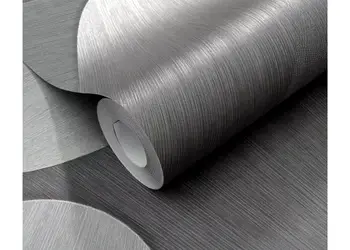 tapet argintiu metalic