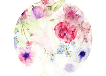 fototapet floral autoadeziv