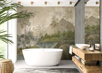 tapet baie peisaj jungla