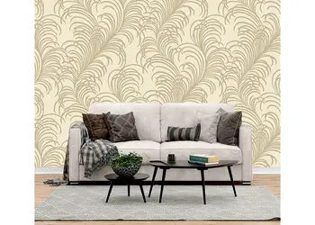 tapet living cu model elegant bej grandeco a46502