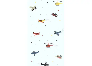 tapet camera baieti cu avioane colorate marburg