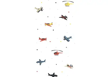 tapet camera copii avioane colorate marburg
