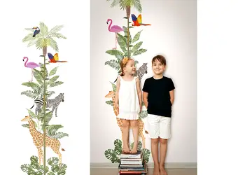 tapet camera copii bordura cu gradatie pentru masurarea inaltimii 45886