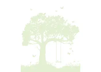 fototapet camera copii copac cu leagan little adventures