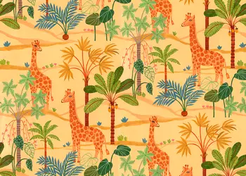 fototapet camera copii komar giraffe crew