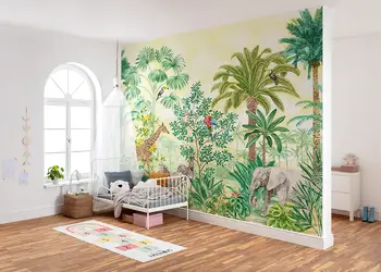 tapet camera copii peisaj jungla komar jungle adventure