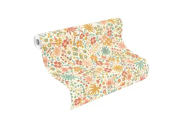 tapet floral multicolor rasch 460124