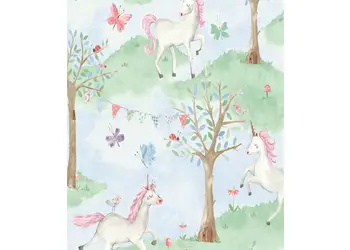 tapet camera fetita mocel unicorni grandeco js2002