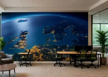 fototapet autoadeziv pentru decor birou