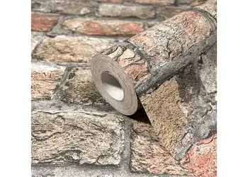 tapet caramida vintage