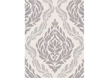 tapet clasic cu model argintiu carat 1006002